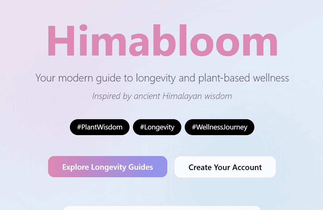 Himabloom project screenshot
